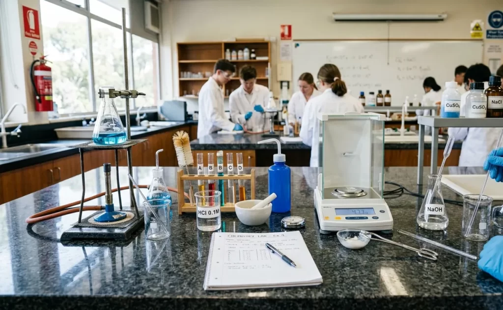 School Laboratory Benchtop Fabrication